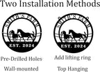 Personalized Horse Ranch Metal Sign Custom Farm Metal Wall Art Horse Name Sign - Image 3