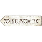 Rustic Custom Sign, Personalized Metal Signs, Gift by SigoSigns