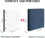 INFUN 1 Inch Telescoping 3 Ring Binder - Image 3