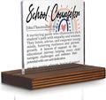 School Counselor Gifts, Thank You Desk Sign by Pariveca