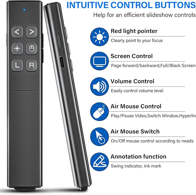Presentation Clicker with Air Mouse - Image 2