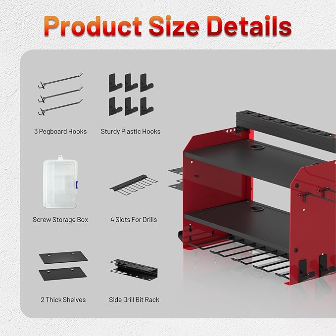 Power Tool Organizer Wall Mount - Image 3