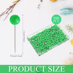 WILLBOND 500 Pack Map Push Pins Map Tacks Small Round Head Push Pins Thumb Tacks - Image 2