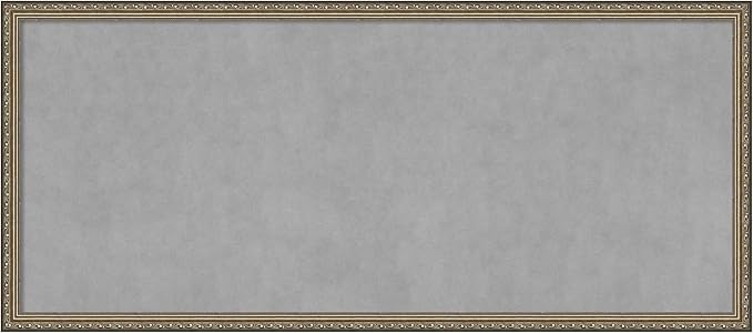 Amanti Art Silver Framed Magnetic Board 22x50 Oversize Vision Board by AmantiArt