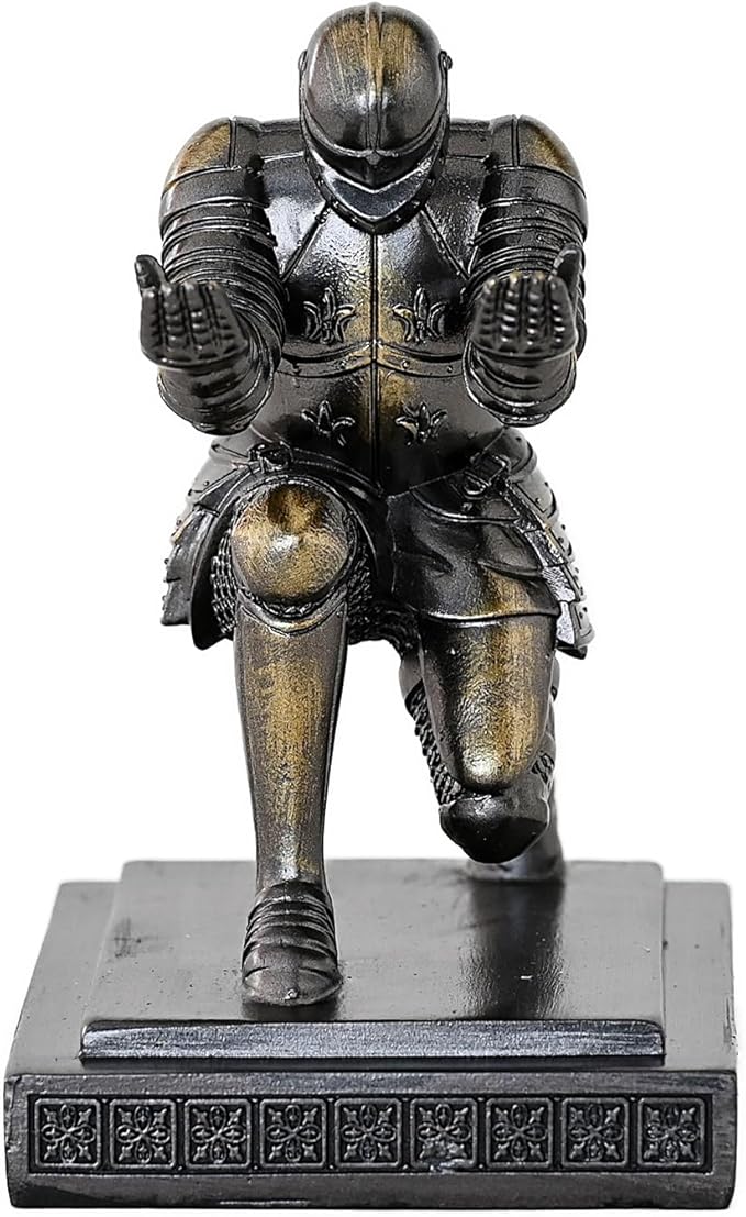 Amoysanli Executive Knight Pen Holder Decorative Resin Pen Holders - Image 6