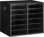 HOOBRO Literature Organizers, 12 Compartments Office Mailbox by HOOBRO