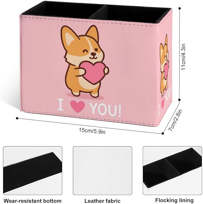 Famame Corgi I Love You Pencil Holder - Image 2