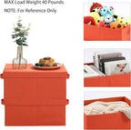 HOONEX Storage Bins with Lids for Organizing, Storage Boxes with 2 Carrying - Image 2
