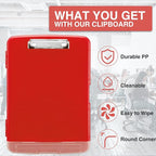 Sooez Clipboard with Storage, High Capacity Nursing Clip Board 8.5 x 11 with - Image 4