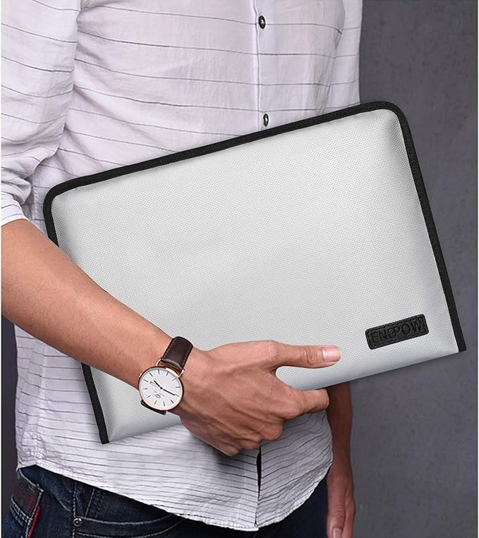 ENGPOW Expanding File Folder Important Document Organizer Fireproof and - Image 2