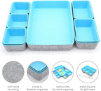 Welaxy Drawer organizers bins dividers storage trays shallow organizing box - Image 3
