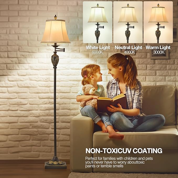 Traditional LED Floor Lamp - Image 4