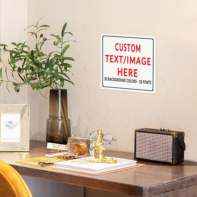 Custom Sign Personalized Custom Metal Sign, Customize - Image 4