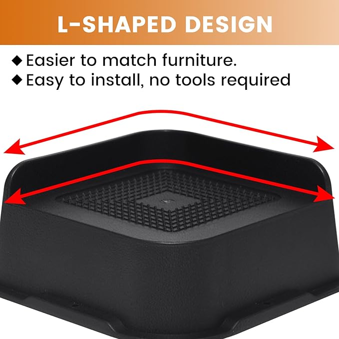 MXMZHXU Bed Risers 2 inch, 3 inch, 4 inch, 6 inch or 8 inch Heavy Duty - Image 3