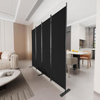 C-Hopetree 4 Panels Room Divider, 6 Ft Tall Indoor Folding Privacy Screen - Image 2