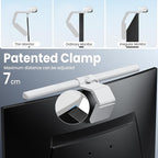 Quntis Monitor Light Bar Pro White, Eye-Care No Glare USB Computer Lamp - Image 8