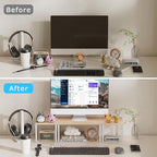 Aothia Wood Desktop Shelf for Top of Desk - Image 5