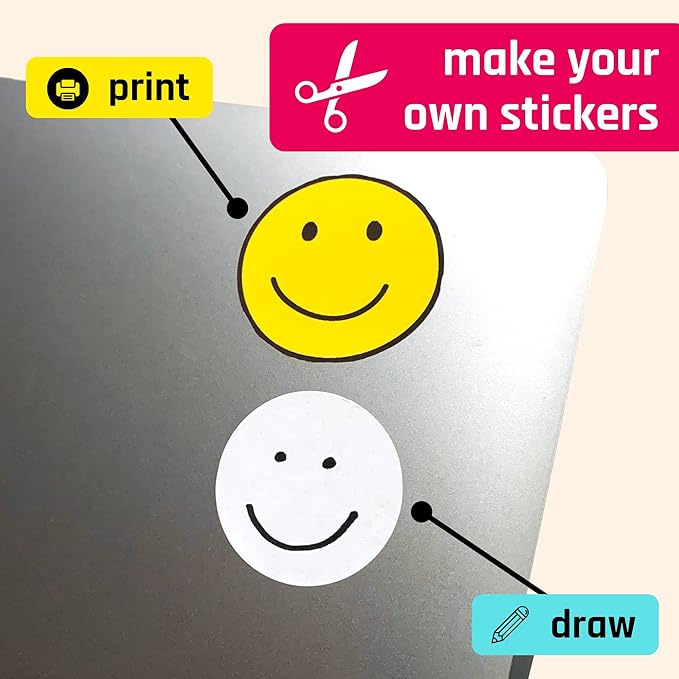 30 Sheets, Printable White Sticker Paper, Laser/Inkjet Printing - Image 6