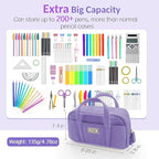 Sooez Large Pencil Case Pouch, Extra Big Pencil Bag - Image 3