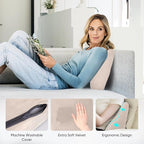 AHUAWA Lumbar Support Pillow for Recliner Chair and Couch, Memory Foam Back - Image 6