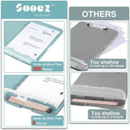Sooez Clip Boards 8.5x11 with Storage, High Capacity Storage Clipboard - Image 3