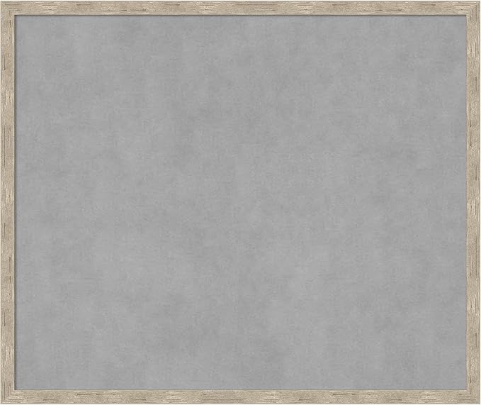 Amanti Art Silver Framed Magnetic Board 21x25 Medium Vision Board by AmantiArt