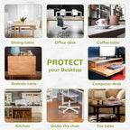 Eisdroma 24 x 78 Inch Clear Table Cover Protector, 1.5mm Plastic Table Cover - Image 6