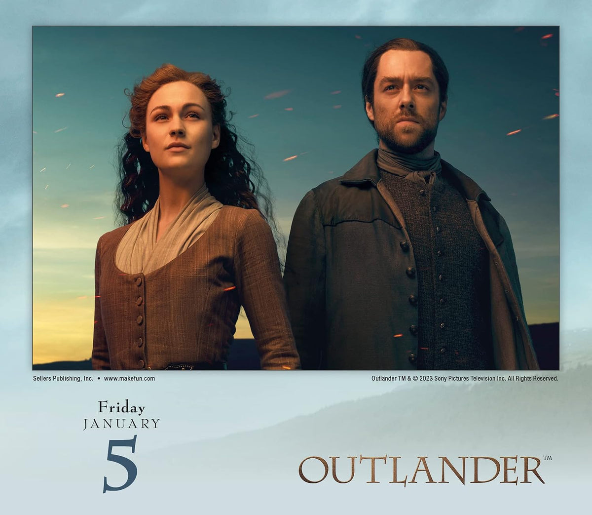 Outlander 2024 Boxed Daily Desk Calendar