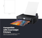 White Cardstock Thick Paper 50 Sheets, 8.5" x 11" Heavyweight 92lb Cover Card - Image 4