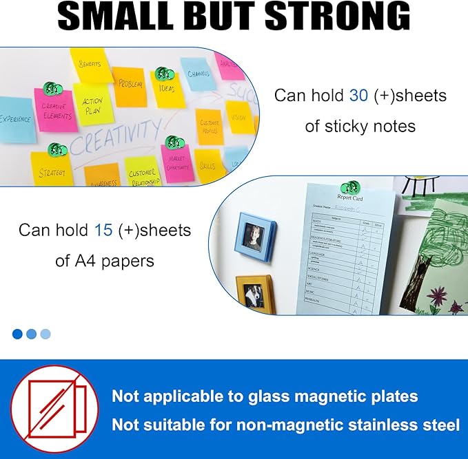 LOVIMAG Fridge Magnets 20Pcs Refrigerator Whiteboard Small Strong Magnet - Image 5