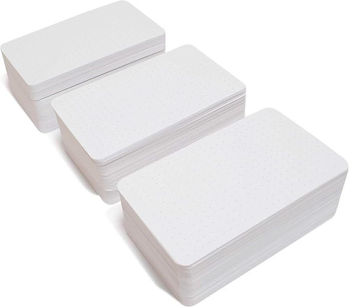 Bullet Cards with the Same Grid As Bullet Dotted Journals by PatsFlashCards