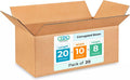 Large Shipping & Moving Boxes 20"L x 10"W x 8"H