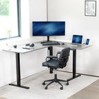 VIVO Electric Corner 63 x 55 inch L-Shaped Standing Desk, Memory Height - Image 7