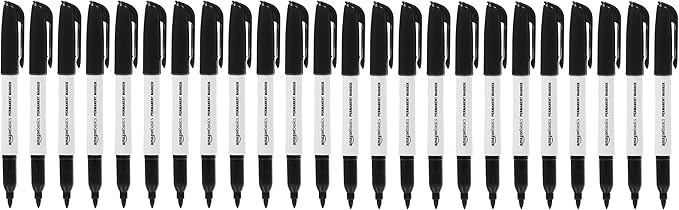 Amazon Basics Fine Tip Point Permanent Markers - Image 3