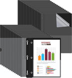 HAUTOCO 30 Pack Plastic Report Covers by HAUTOCO