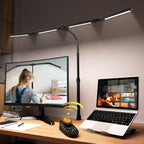 adjustable led desk lamp with clamp & remote, main product view