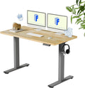 FLEXISPOT EN1 One-Piece Solid Wooden Standing Desk 48 x 24 Inches Height
