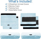 SPRING SEAON Wheelchair Armrest Covers 2 Pack Soft Memory Foam Wheelchair - Image 4