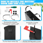 Yaocom Small Cast Wall Mount Mailbox - Image 3