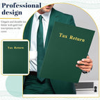 Harloon 40 Pcs Tax Return Folders 12 x 9 Inches 2 Pocket Folders Bulk Gold Foil - Image 6