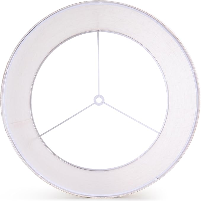 GO&SO Oatmeal Linen Drum Lamp Shade - Image 3