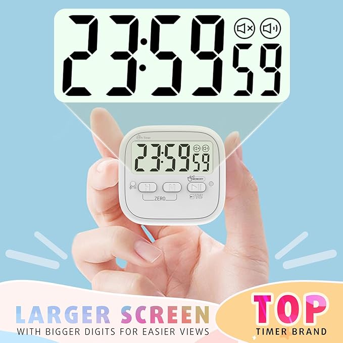 AyayaBoss 2-Pack Magnetic Kitchen Timers - Image 5