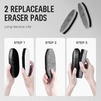 loukin Dry Erase Eraser with Replaceable Felt Pad, Magnetic Holder Includes - Image 3