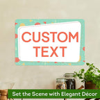 Custom Sign, Custom Street Sign, 11 Font Colors, 13 Font Styles, 4 Hole Options - Image 4