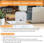 GuDoQi Multi-Function Cube Timer, 5/10/30/60 Min & Custom Count Down, Included - Image 4