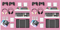 MULSAME Pegboard Combination Kit, 25.2" x 50.4" Wall Mounted Storage Set by MULSAME