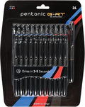 Pentonic GR-T Retractable Gel Pens, 0.7 mm Fine Point, Smooth Writing by PENTONIC