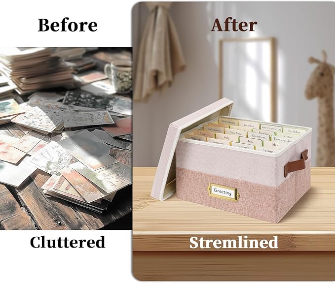 Vienrose Greeting Card Organizer Box - Image 5