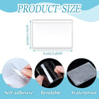Jeyiour 100 Pcs Label Holders Adhesive Nameplate Pockets Storage Bin Labels - Image 2