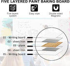Max-officoo 40" x 28" Mobile Dry Erase Whiteboard Double-Sided White Boards on - Image 3